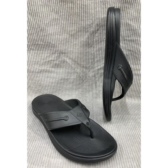 Sperry Top-Sider Windward Float Flip-Flop Shoes Mens Size 14M Black Summer Beach - Picture 1 of 15